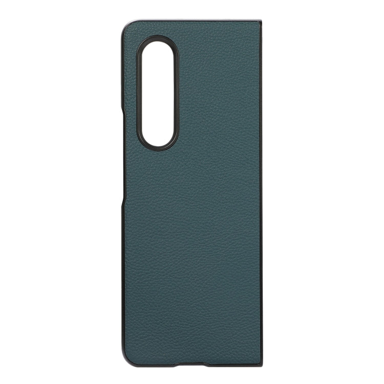 For Samsung Galaxy Z Fold3 5G Genuine Leather Shockproof Protective Leather Case