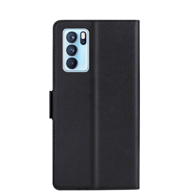 For OPPO Reno6 Pro 5G Ultra-thin Voltage Side Buckle PU + TPU Horizontal Flip Leather Case with Holder & Card Slot
