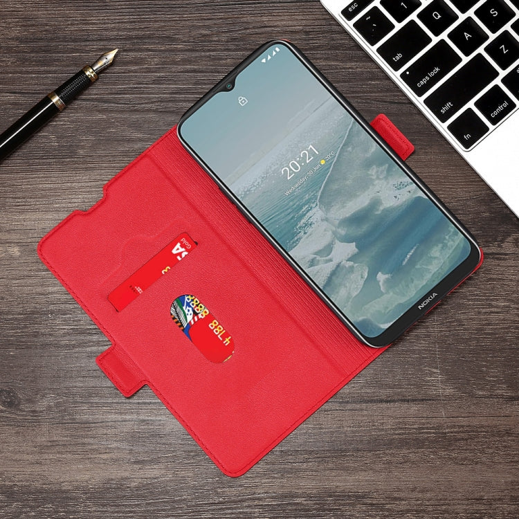 For Nokia G20 / 6.3 Ultra-thin Voltage Side Buckle PU + TPU Horizontal Flip Leather Case with Holder & Card Slot