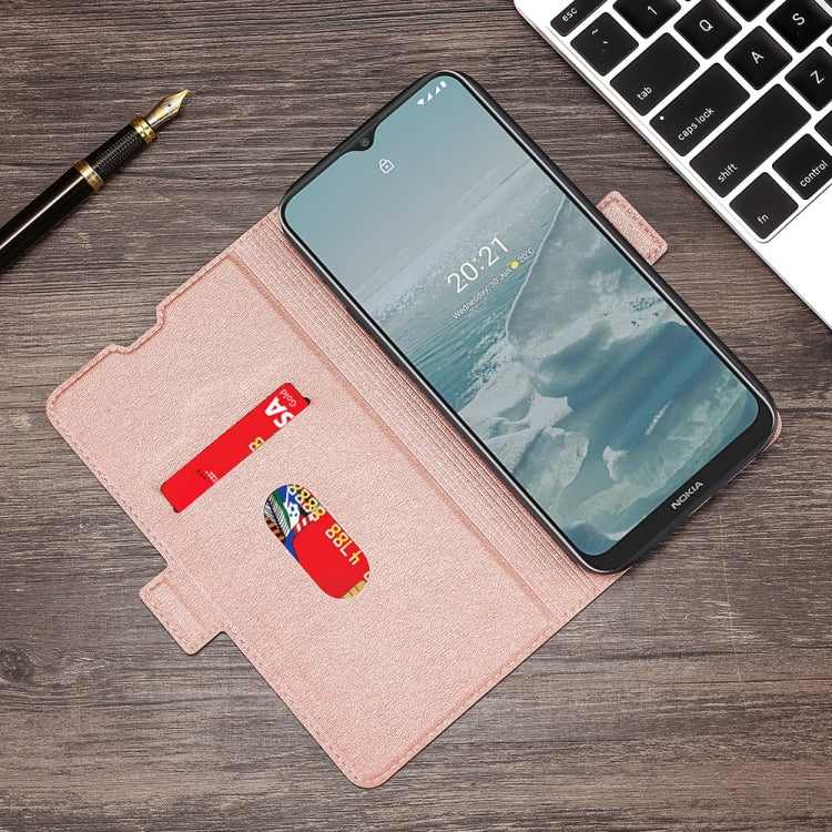 For Nokia G20 / 6.3 Ultra-thin Voltage Side Buckle PU + TPU Horizontal Flip Leather Case with Holder & Card Slot