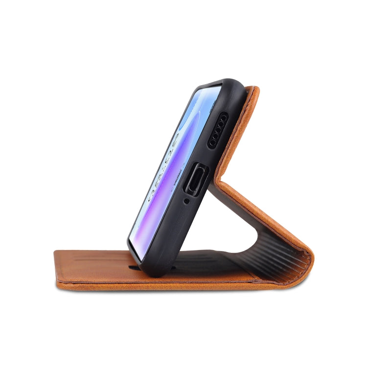 For Huawei P50 AZNS Magnetic Calf Texture Horizontal Flip Leather Case with Card Slots & Holder & Wallet