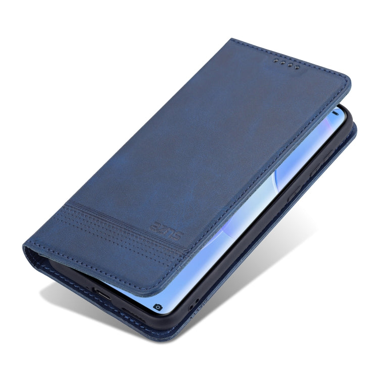 For Huawei P50 AZNS Magnetic Calf Texture Horizontal Flip Leather Case with Card Slots & Holder & Wallet