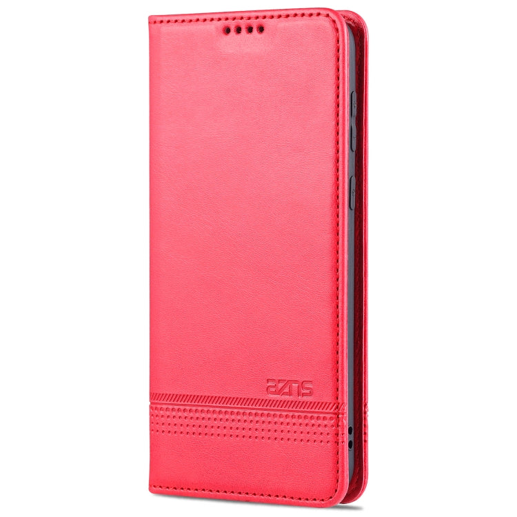 For Huawei P50 AZNS Magnetic Calf Texture Horizontal Flip Leather Case with Card Slots & Holder & Wallet