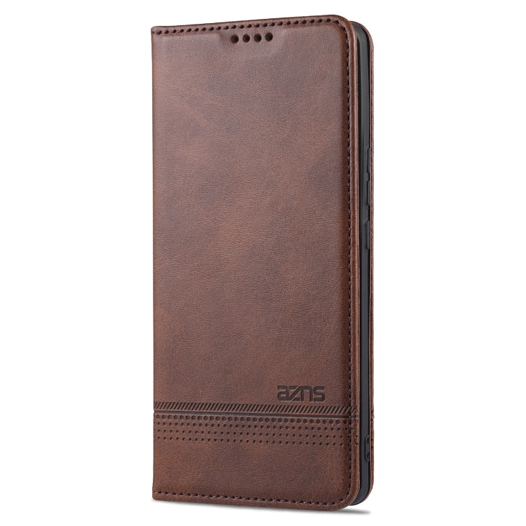 For Honor 50 Pro AZNS Magnetic Calf Texture Horizontal Flip Leather Case with Card Slots & Holder & Wallet