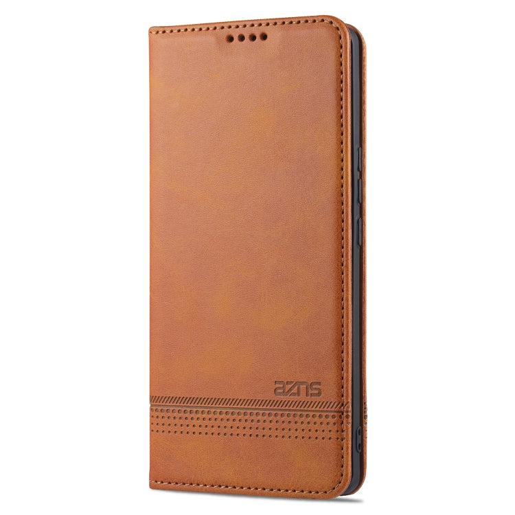 For Honor 50 Pro AZNS Magnetic Calf Texture Horizontal Flip Leather Case with Card Slots & Holder & Wallet