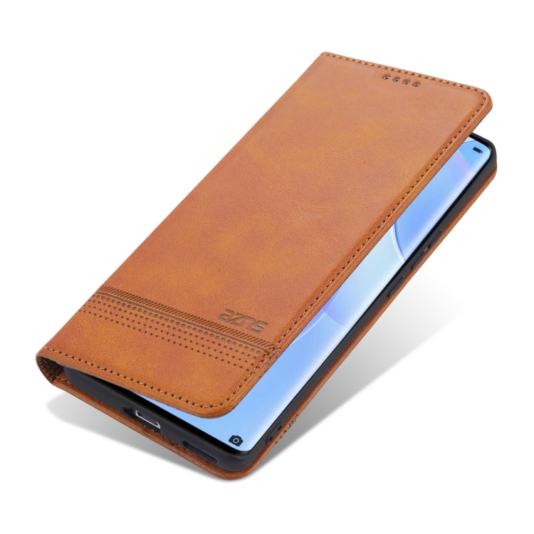 For Honor 50 Pro AZNS Magnetic Calf Texture Horizontal Flip Leather Case with Card Slots & Holder & Wallet