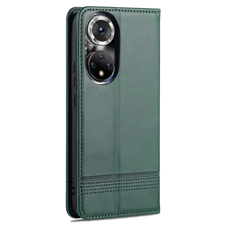 For Honor 50 Pro AZNS Magnetic Calf Texture Horizontal Flip Leather Case with Card Slots & Holder & Wallet