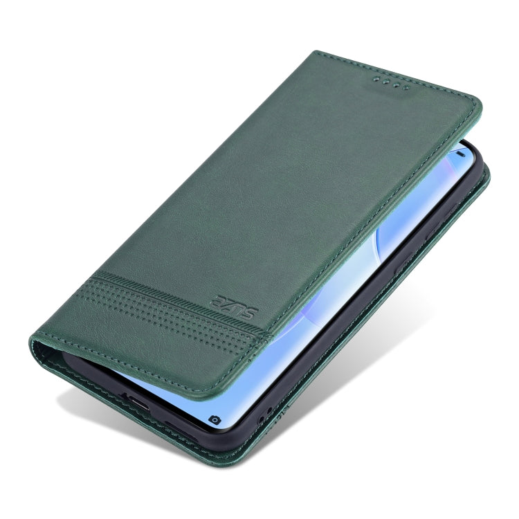 For Honor 50 Pro AZNS Magnetic Calf Texture Horizontal Flip Leather Case with Card Slots & Holder & Wallet