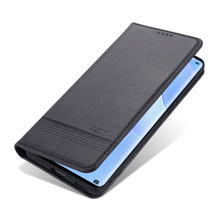 For Honor 50 Pro AZNS Magnetic Calf Texture Horizontal Flip Leather Case with Card Slots & Holder & Wallet