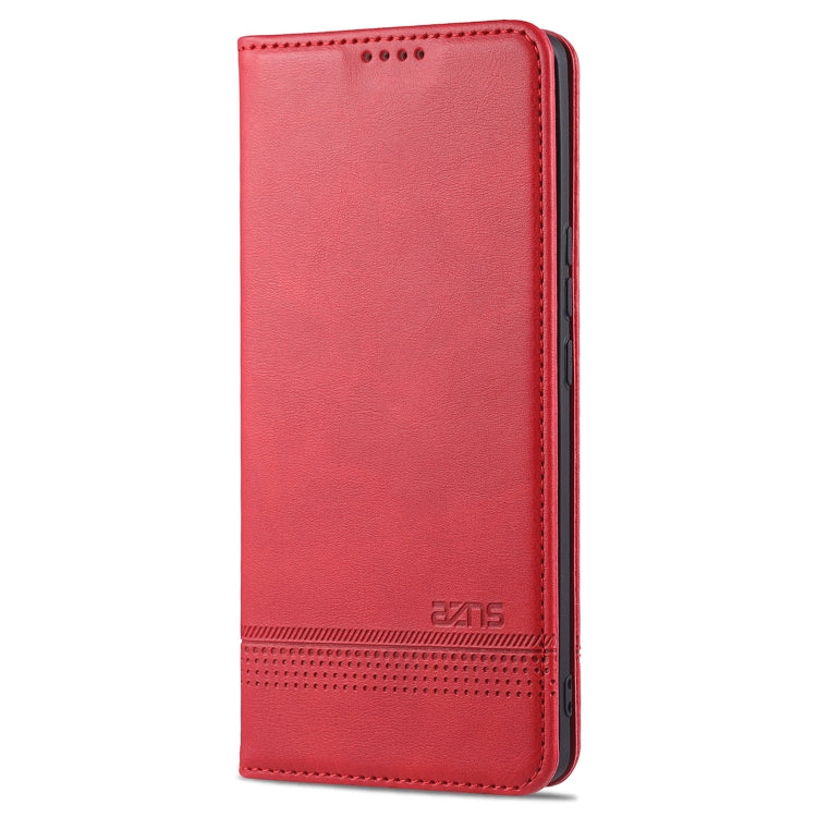 For Honor 50 Pro AZNS Magnetic Calf Texture Horizontal Flip Leather Case with Card Slots & Holder & Wallet