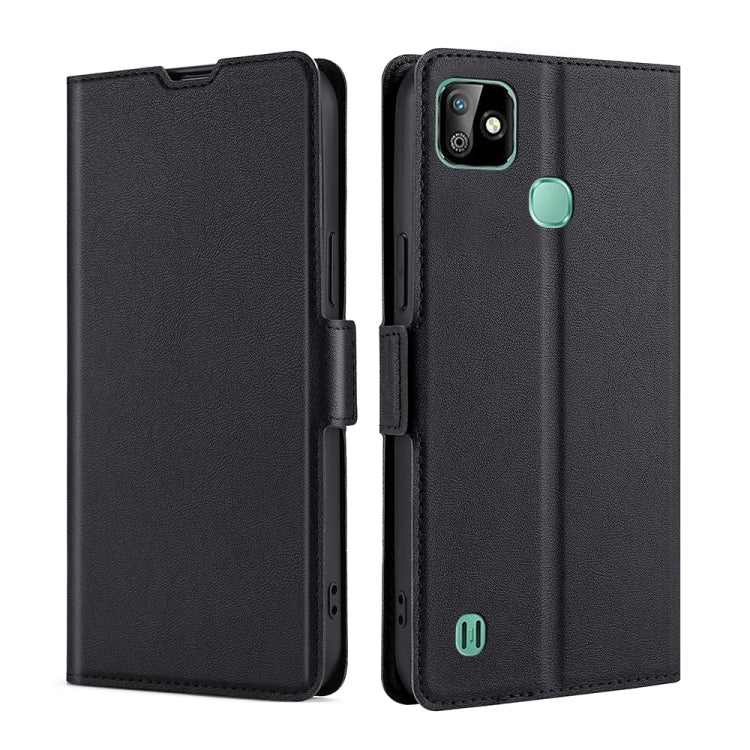 For Infinix Smart HD 2021 X612 Ultra-thin Voltage Side Buckle PU + TPU Horizontal Flip Leather Case with Holder & Card Slot