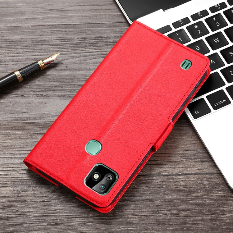 For Infinix Smart HD 2021 X612 Ultra-thin Voltage Side Buckle PU + TPU Horizontal Flip Leather Case with Holder & Card Slot