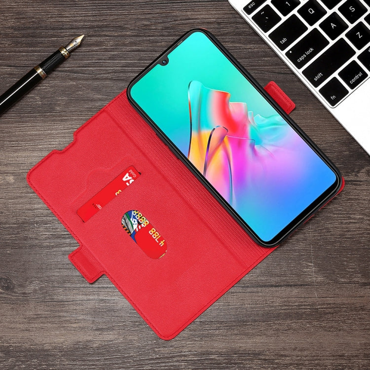 For Infinix Smart HD 2021 X612 Ultra-thin Voltage Side Buckle PU + TPU Horizontal Flip Leather Case with Holder & Card Slot