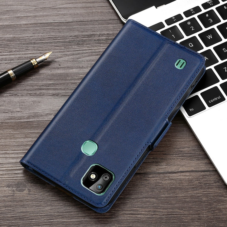 For Infinix Smart HD 2021 X612 Ultra-thin Voltage Side Buckle PU + TPU Horizontal Flip Leather Case with Holder & Card Slot