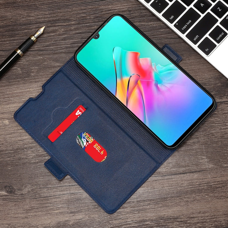 For Infinix Smart HD 2021 X612 Ultra-thin Voltage Side Buckle PU + TPU Horizontal Flip Leather Case with Holder & Card Slot