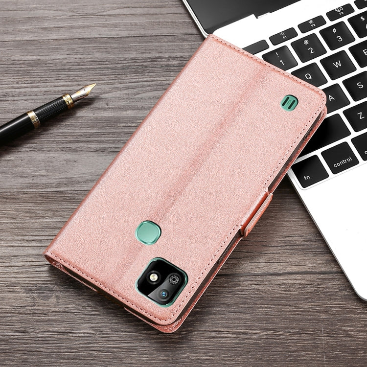 For Infinix Smart HD 2021 X612 Ultra-thin Voltage Side Buckle PU + TPU Horizontal Flip Leather Case with Holder & Card Slot