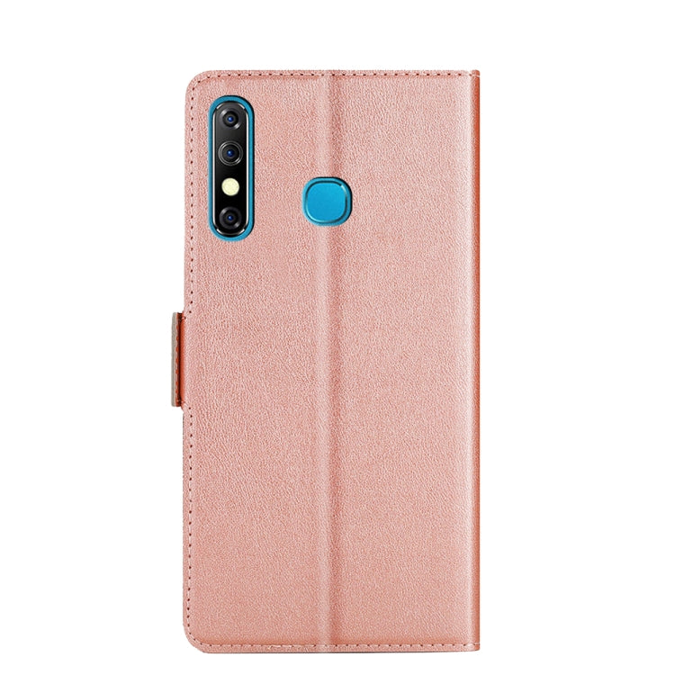 For Infinix Hot 8 / Hot 8 Lite X650 X650B / Tecon Camon 12 CC7 Sp Ultra-thin Voltage Side Buckle PU + TPU Horizontal Flip Leather Case with Holder & Card Slot