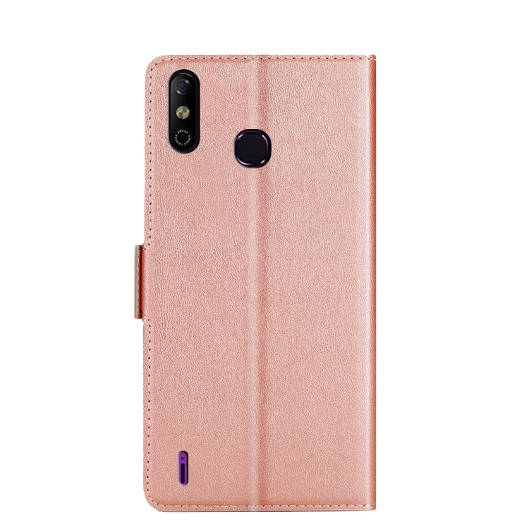 For Infinix Smart 4 X653 Ultra-thin Voltage Side Buckle PU + TPU Horizontal Flip Leather Case with Holder & Card Slot