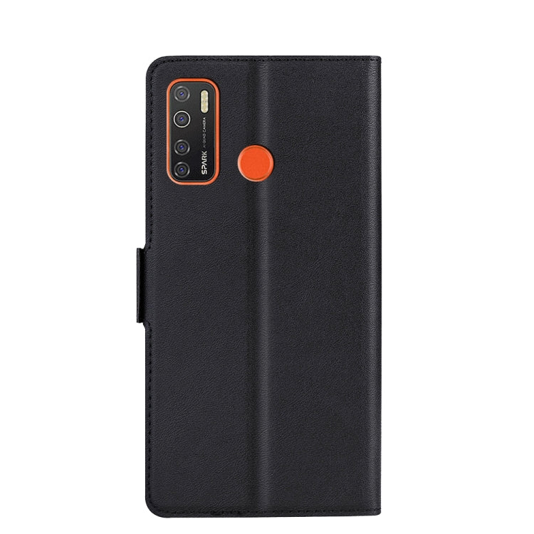 For Infinix Tecno Spark 5 / Spark 5 pro / Camon 15 / Camon 15 Air Ultra-thin Voltage Side Buckle PU + TPU Horizontal Flip Leather Case with Holder & Card Slot