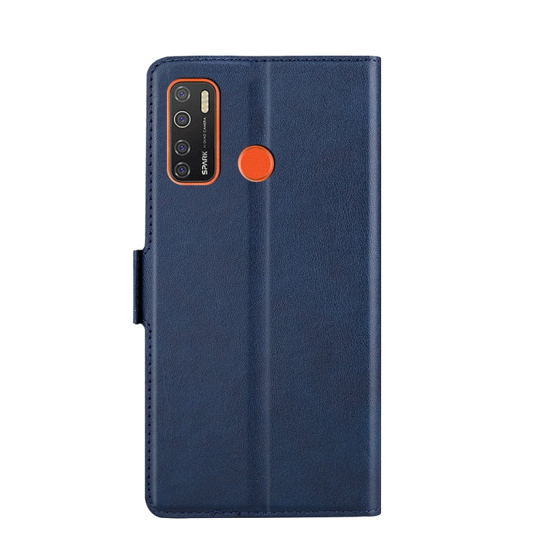For Infinix Tecno Spark 5 / Spark 5 pro / Camon 15 / Camon 15 Air Ultra-thin Voltage Side Buckle PU + TPU Horizontal Flip Leather Case with Holder & Card Slot