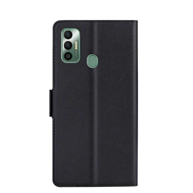 For Infinix Tecno Spark 7 Ultra-thin Voltage Side Buckle PU + TPU Horizontal Flip Leather Case with Holder & Card Slot