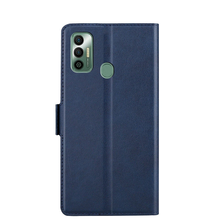For Infinix Tecno Spark 7 Ultra-thin Voltage Side Buckle PU + TPU Horizontal Flip Leather Case with Holder & Card Slot