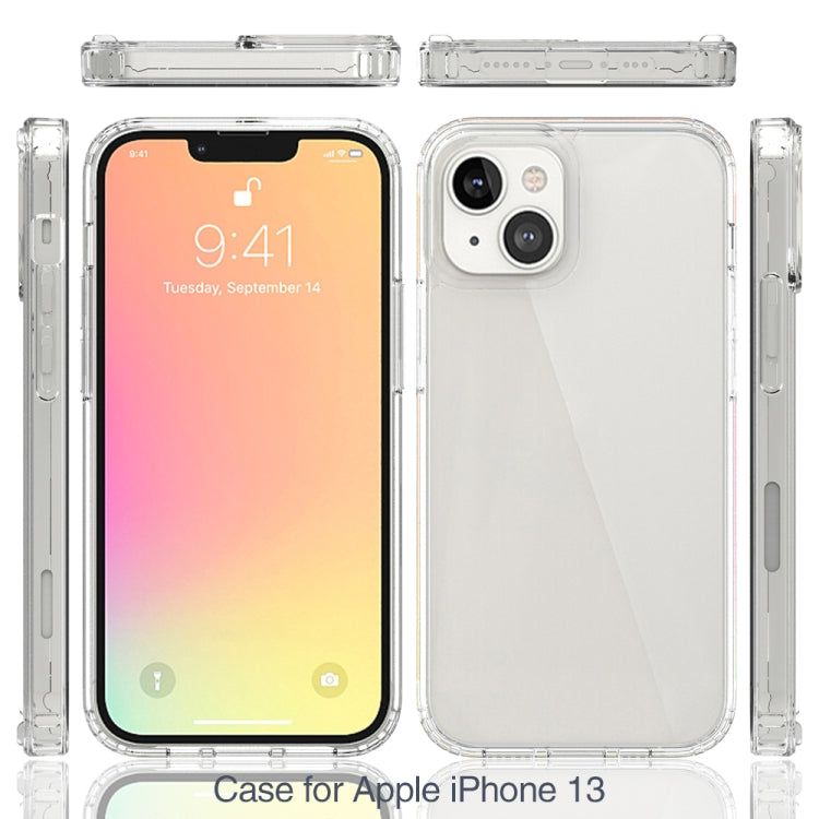 For iPhone 13 Shockproof Scratchproof TPU + Acrylic Protective Case