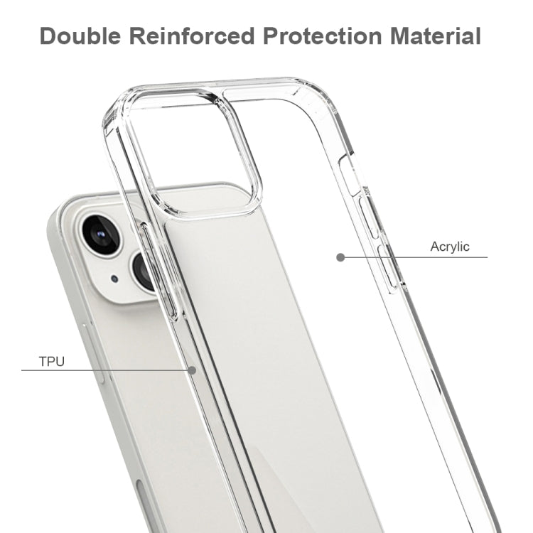 For iPhone 13 Shockproof Scratchproof TPU + Acrylic Protective Case
