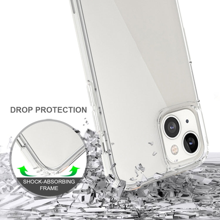 For iPhone 13 Shockproof Scratchproof TPU + Acrylic Protective Case