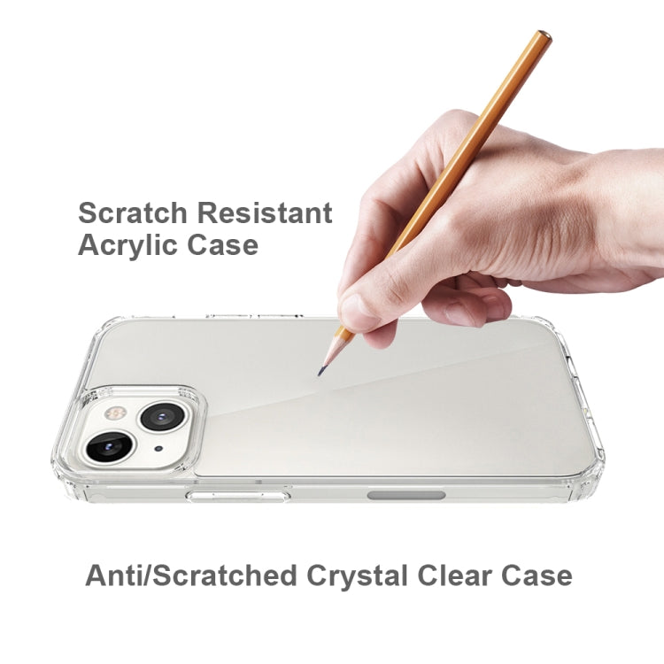For iPhone 13 Shockproof Scratchproof TPU + Acrylic Protective Case