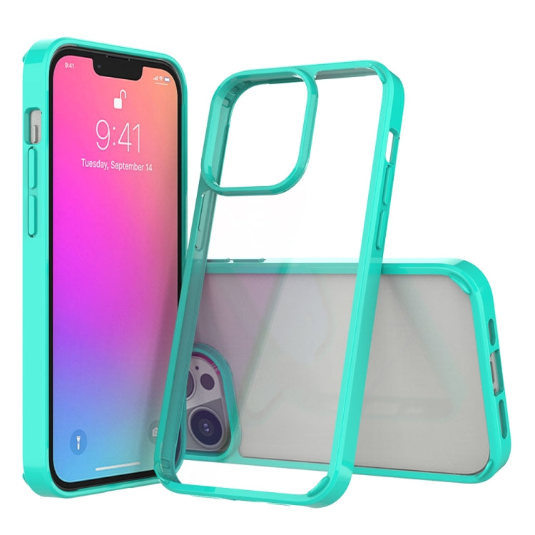 For iPhone 13 Pro Shockproof Scratchproof TPU + Acrylic Protective Case