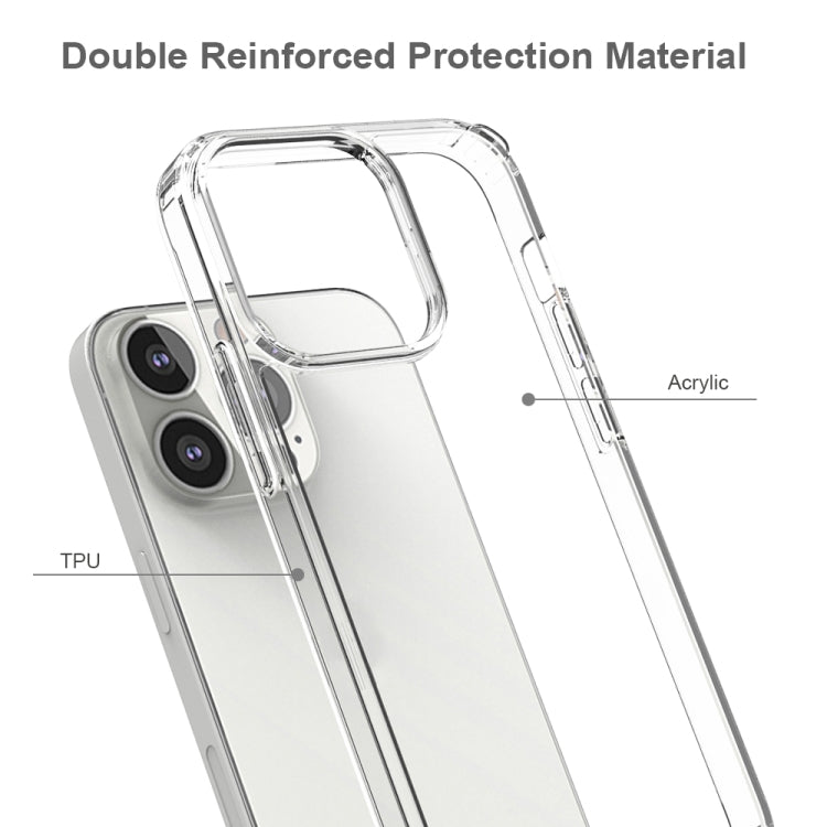 For iPhone 13 Pro Shockproof Scratchproof TPU + Acrylic Protective Case