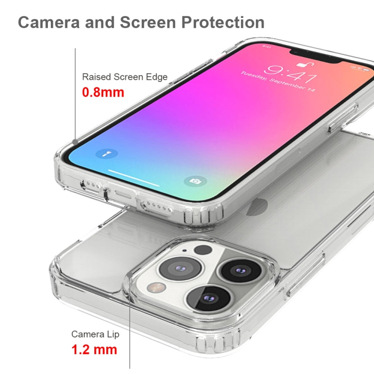 For iPhone 13 Pro Shockproof Scratchproof TPU + Acrylic Protective Case