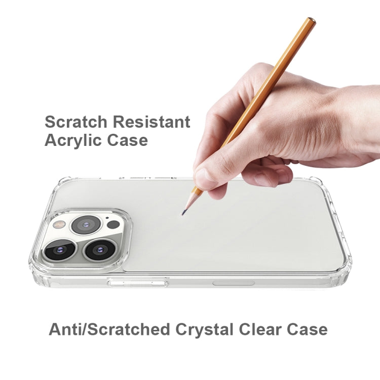 For iPhone 13 Pro Shockproof Scratchproof TPU + Acrylic Protective Case