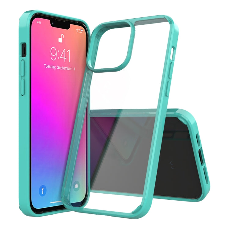 For iPhone 13 Pro Max Shockproof Scratchproof TPU + Acrylic Protective Case