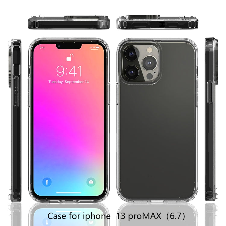 For iPhone 13 Pro Max Shockproof Scratchproof TPU + Acrylic Protective Case