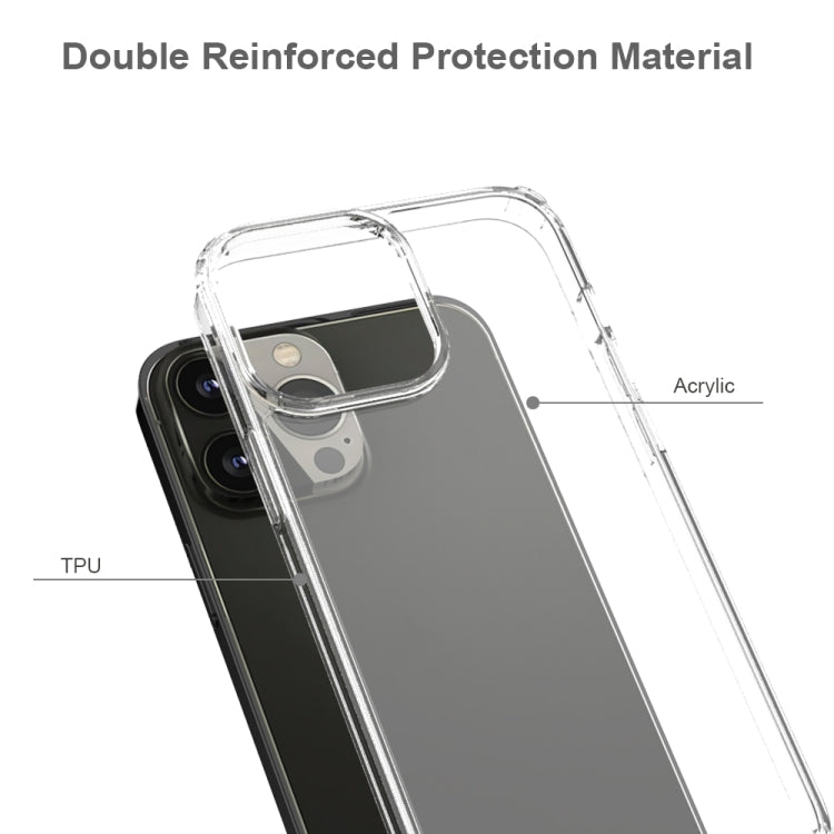 For iPhone 13 Pro Max Shockproof Scratchproof TPU + Acrylic Protective Case
