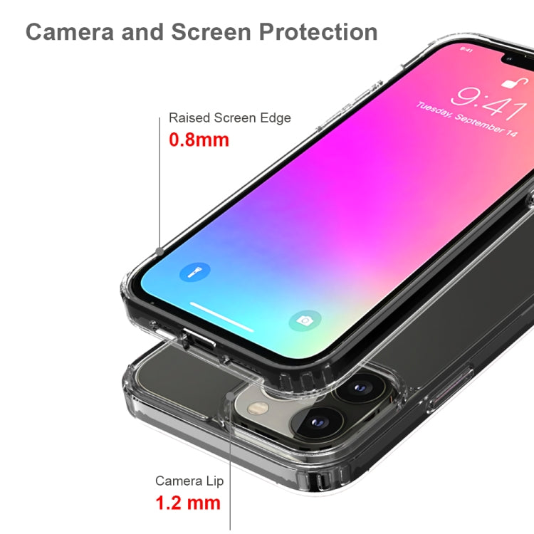 For iPhone 13 Pro Max Shockproof Scratchproof TPU + Acrylic Protective Case