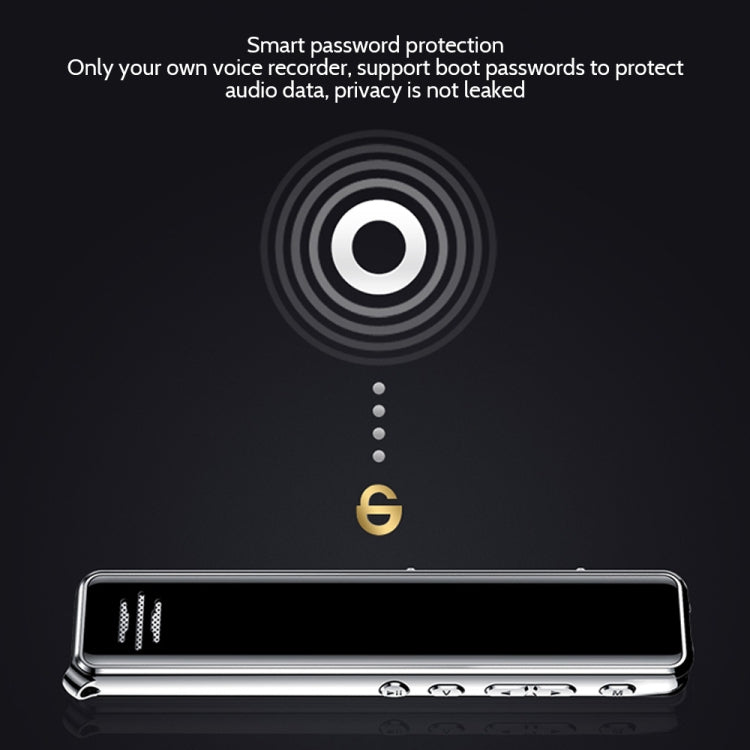 Q22 Multifunctional HD Noise Reduction Conference Recording Pen, Capacity:4GB(Black)