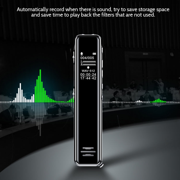 Q22 Multifunctional HD Noise Reduction Conference Recording Pen, Capacity:16GB(Black)
