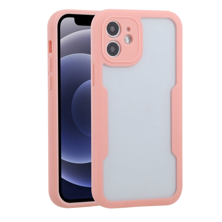 For iPhone 12 mini Acrylic + TPU 360 Degrees Full Coverage Shockproof Protective Case