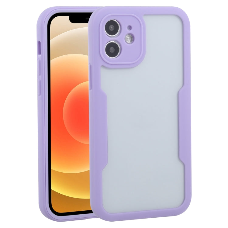 For iPhone 12 Acrylic + TPU 360 Degrees Full Coverage Shockproof Protective Case