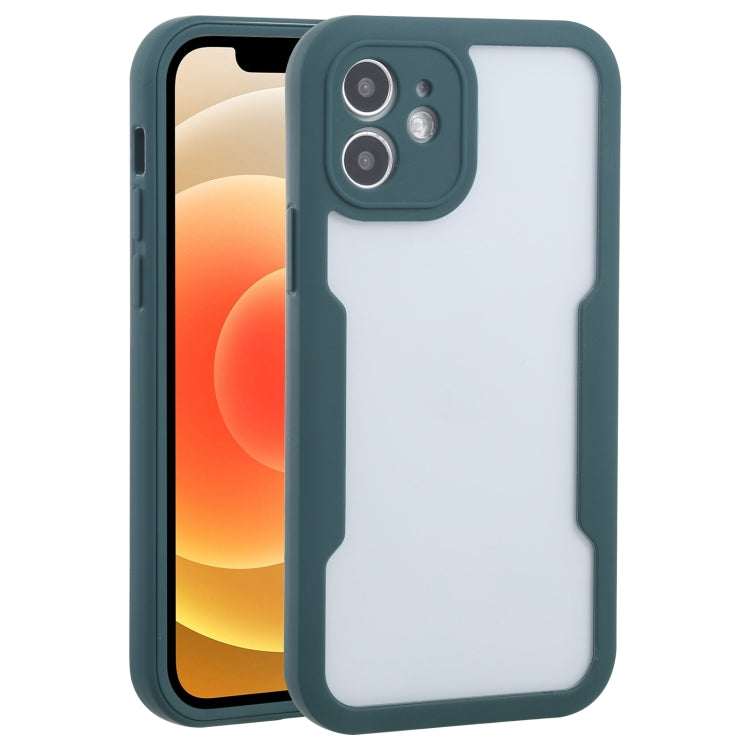 For iPhone 12 Acrylic + TPU 360 Degrees Full Coverage Shockproof Protective Case