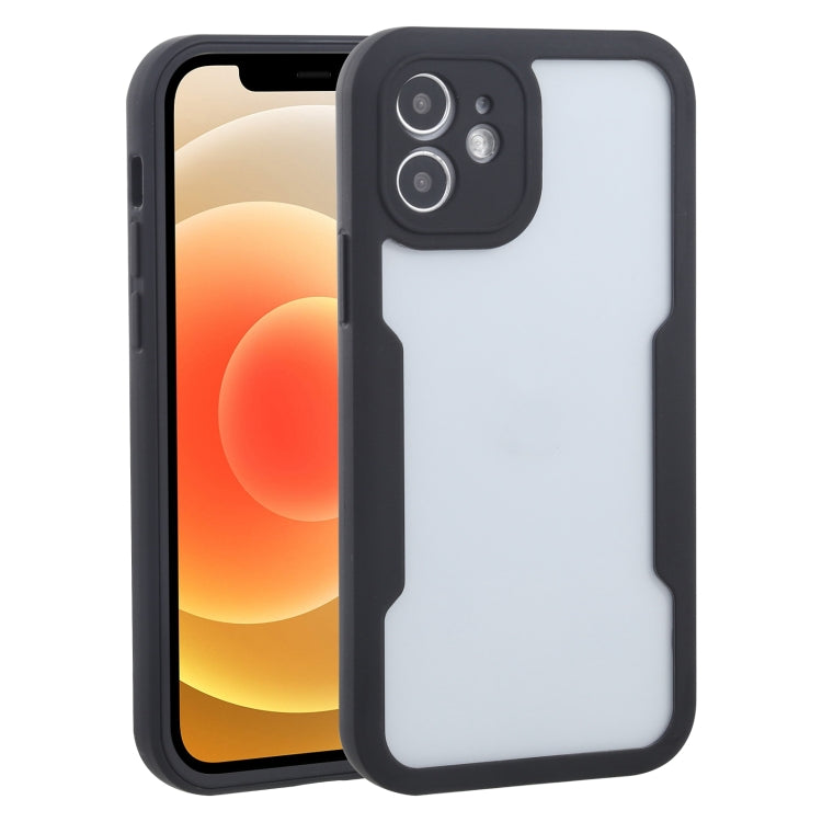 For iPhone 12 Acrylic + TPU 360 Degrees Full Coverage Shockproof Protective Case