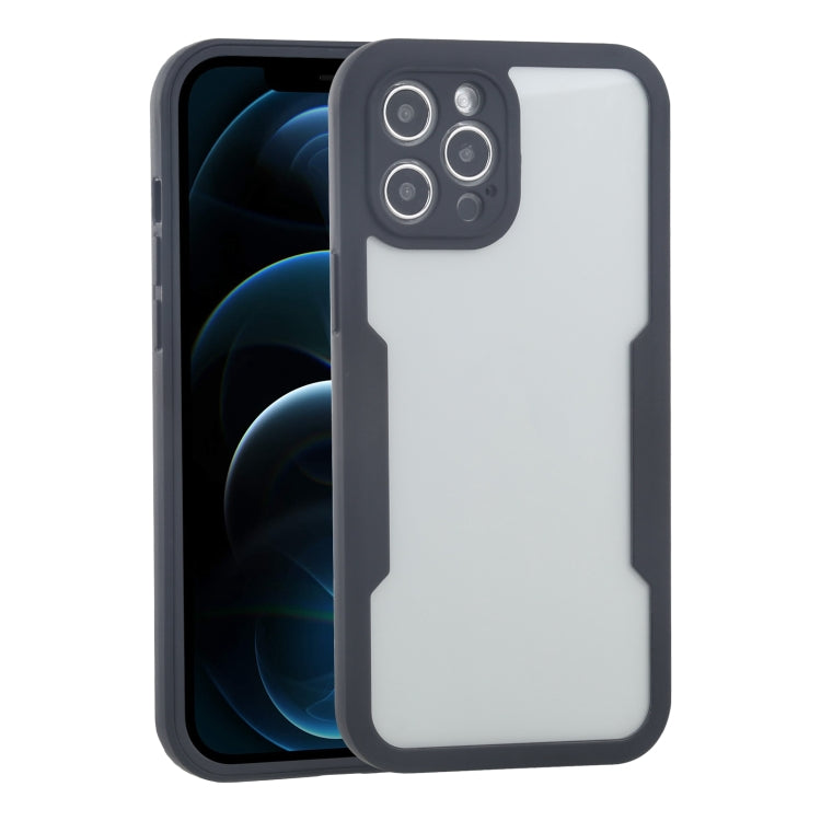 For iPhone 12 Pro Max Acrylic + TPU 360 Degrees Full Coverage Shockproof Protective Case