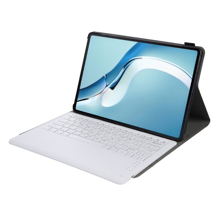 A126 For Huawei MatePad Pro 12.6 2021 Sheep Texture Ultra-thin Bluetooth Keyboard Horizontal Flip Leather Tablet Case with Holder