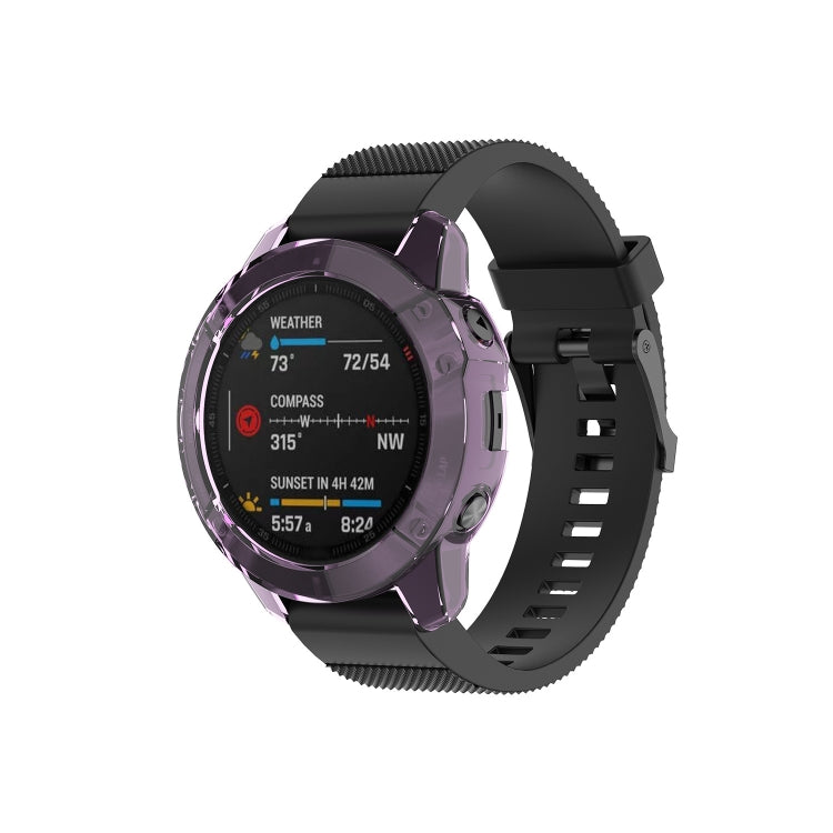 For Garmin Fenix 6 / 6 Pro Smart Watch Half Coverage TPU Protective Case