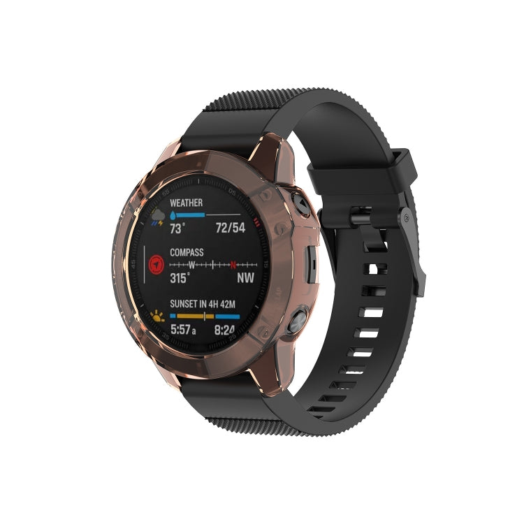 For Garmin Fenix 6 / 6 Pro Smart Watch Half Coverage TPU Protective Case