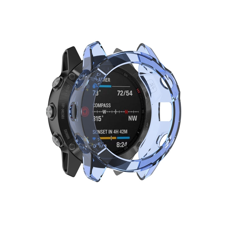 For Garmin Fenix 6 / 6 Pro Smart Watch Half Coverage TPU Protective Case