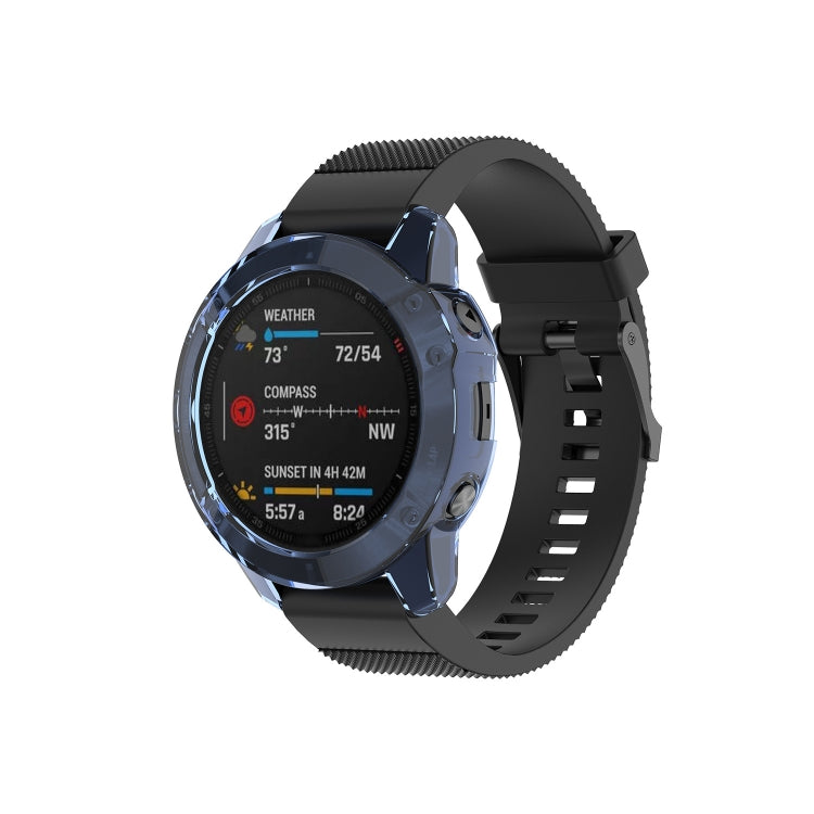 For Garmin Fenix 6 / 6 Pro Smart Watch Half Coverage TPU Protective Case